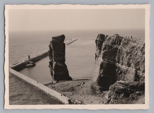 Helgoland 1957 küstenschutz - helgoland,