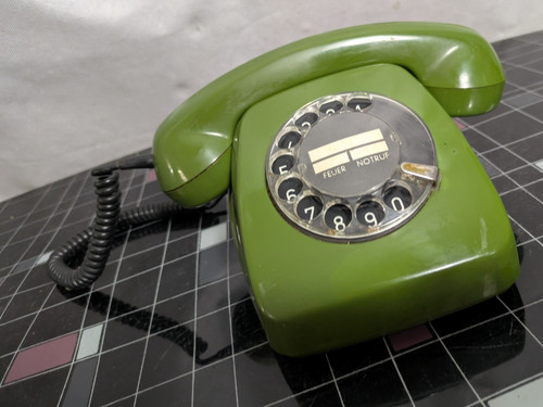 70stelefon wählscheibe grün - 70stelefon,