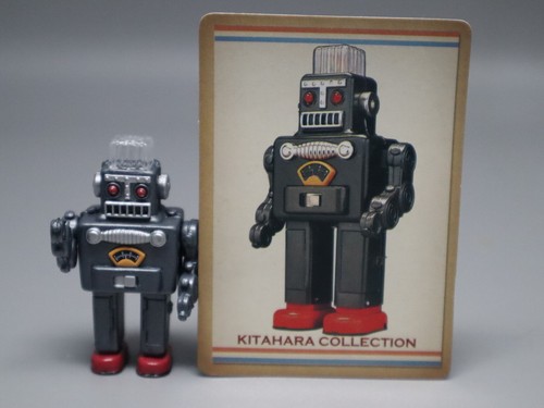 Kleiner pvc roboter - kleiner, vintage