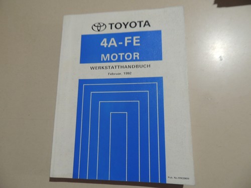 1992 werkstatthandbuch 6l - 1992, 1,6l