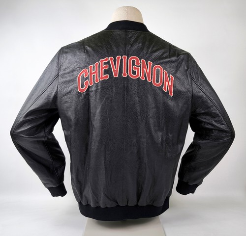 Chevignon lederjacke schwarz - chevignon,