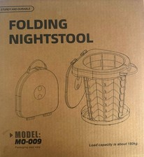 imodomio Campingtoilette Faltbar, Camping Trenntoilette(WC) mit Deckel, Mobile T