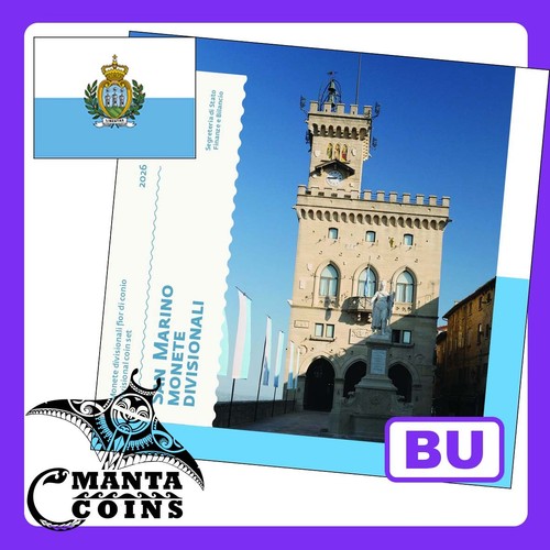 San marino 2026 kursmünzsatz - marino,