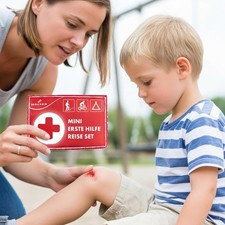 Pocket WALSER Medi Kit Erste Hilfe 31 Teile Mini Notfall E-Bike Motorrad Fahrrad