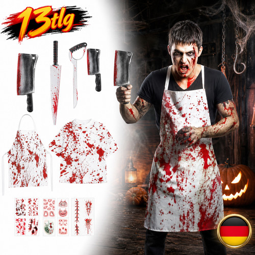 Schlächter metzger kostüm - schlächter,