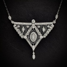 JUGENDSTIL DIAMANT PLATIN