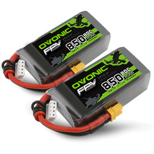 2x Ovonic 11.1V 80C 3S 850mAh