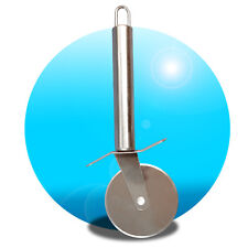 Pizzaschneider EDELSTAHL Messer Pizzamesser SEHR SCHARF Pizzaroller Pizzarad