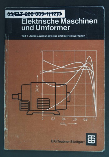 Elektrische maschinen und - maschinen,