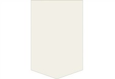 Panneaux, mit Tunneldurchzug, Farbe Natur Uni, mit Dreicksabschluß, Transparent,