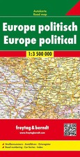 Europa politisch, Straßenkarte 1:3.500.000, freytag & berndt
