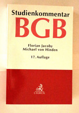 Studienkommentar Bürgerliches Gesetzbuch (BGB): 2020 / 17. Auflage