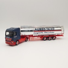 Herpa Magic 1:87 Mercedes Benz Actros Chromtank Sattelzug Alfred Talke *OVP*