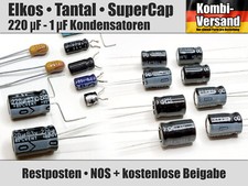 Kondensatoren Kondensator Elko Keramik Tantal SuperCap Capacitor Restposten