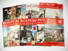 18x Zeitschrift Motor und Fahrer Reise Revue PKW Motorrad 1957 bis 1962