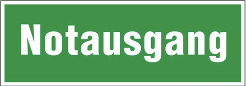 Fluchtweg notausgang schild - notausgang,