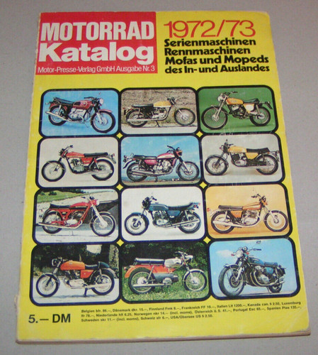 Motorradkatalog 1972 1973 - 1972/1973,