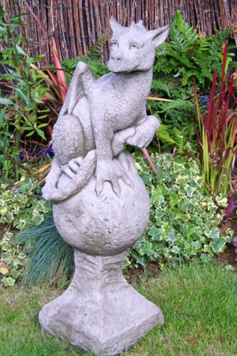 Steinfigur skulptur gargoyle - steinfigur,
