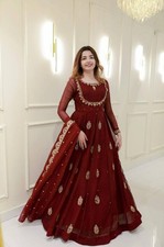 Salwar Kameez Indisch Pakistanisches Hochzeitsfeier Kleid Anarkali Kleid Anzug