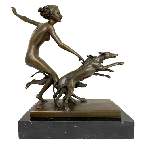 Bronzeskulptur figur göttin - bronzeskulptur,