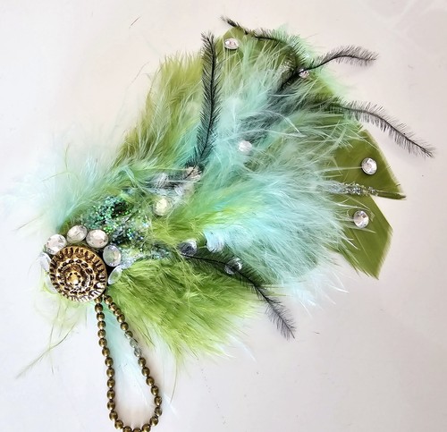 Haarschmuck aus federn - haarschmuck,