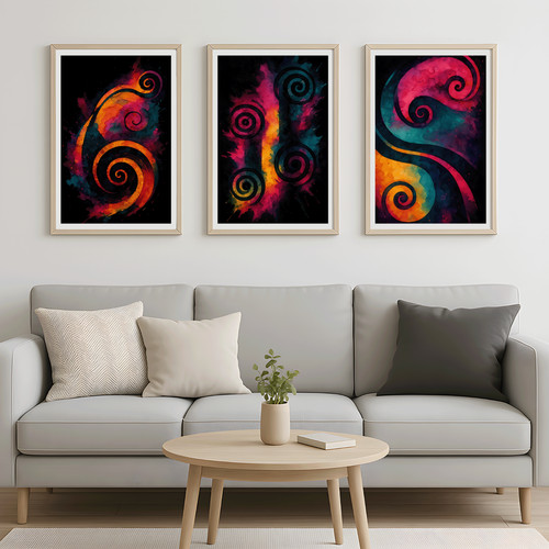 Psychedelic dark kunstdrucke - psychedelic,