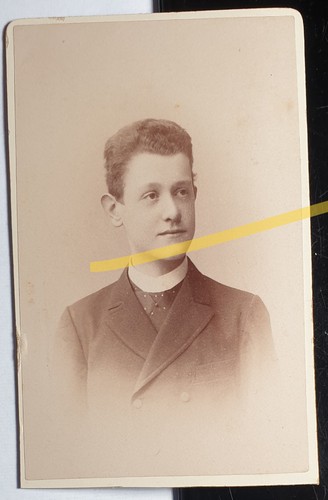 Junger mann portrait - mann, cdv