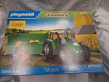 Playmobil Country 72010 NETTO-Edition Trecker, Anhänger, Figur, Ladegut   OVP