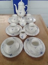 Villeroy Boch Alt Luxemburg Kaffeegeschirr für 6 Personen Sehr Gut Erhalten