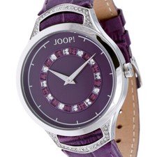 38mm JOOP! 2-Zeiger Damenarmbanduhr ungetragen B&P -Traum in violett!  NP 259 €