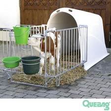 2x Kälberiglu / Kälberhütte Calf House Master Plus mit Zaun Umzäunung Kälber