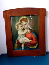 altes Heiligenbild Maria