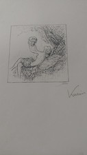 Filigrane Blatt Nr. 11 , Alfred Kubin, signiert