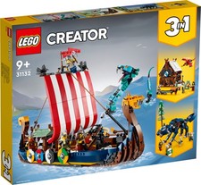 LEGO Creator 3in1 - Wikingerschiff mit Midgardschlange 31132 Neu - Sonstige