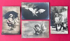 4 x Glückwunsch Foto AK