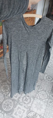 Longkleid tunika mit schlitz - tunika,