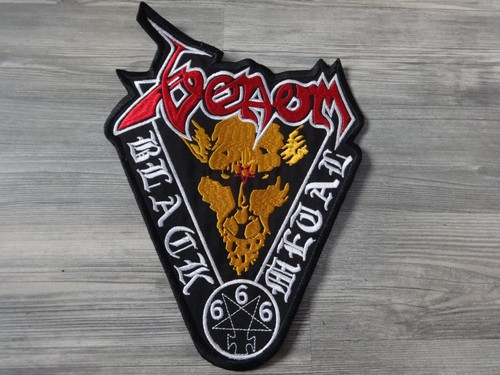 Venom black metal backpatch - venom,