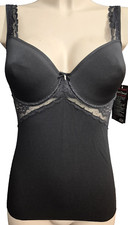 Nina Von C Silver Edition BH-Hemd mit Bügel Gr.75D UK 34D Spacer-Cup mit Spitze