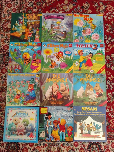 12x schallplatten kinder - schallplatten, lp