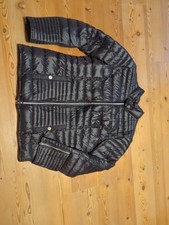 Steppjacke für den Übergang im Biker-Stil Schwarz Damen Ashley Brooke Gr. 40