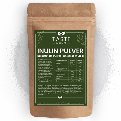 Inulin pulver vegan - pulver, |