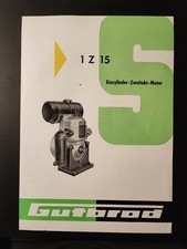 Original Gutbrod 1Z 15 Einzylinder Zweitakt Motor Flyer Broschüre 50er Jahre