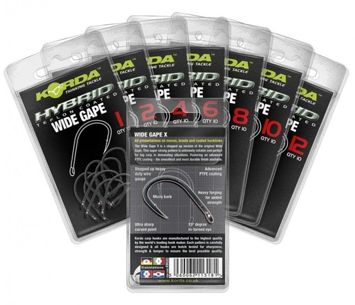 Korda wide gape karpfenhaken - wide,