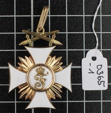 Württemberg, Friedrichsorden, Ritterkreuz 1. Klasse mit Schwertern, Zinser! Gold
