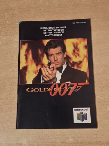 N64 nintendo goldeneye - n64, 007