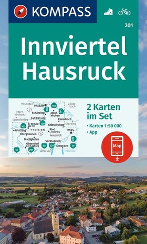 Kompass wanderkarten set 201 - kompass,