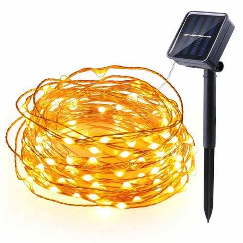 10m 100 led solar lichterkette - 100,