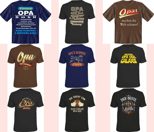 Herren opa shirt geburtstag - opa, t-shirt