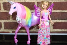 MATTEL BARBIE PFERD + PUPPE