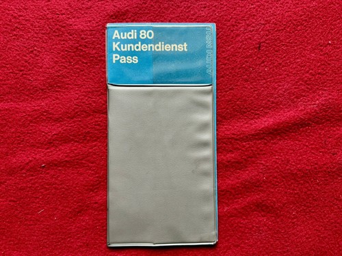 Audi kundendienst pass 1973 - kundendienst,